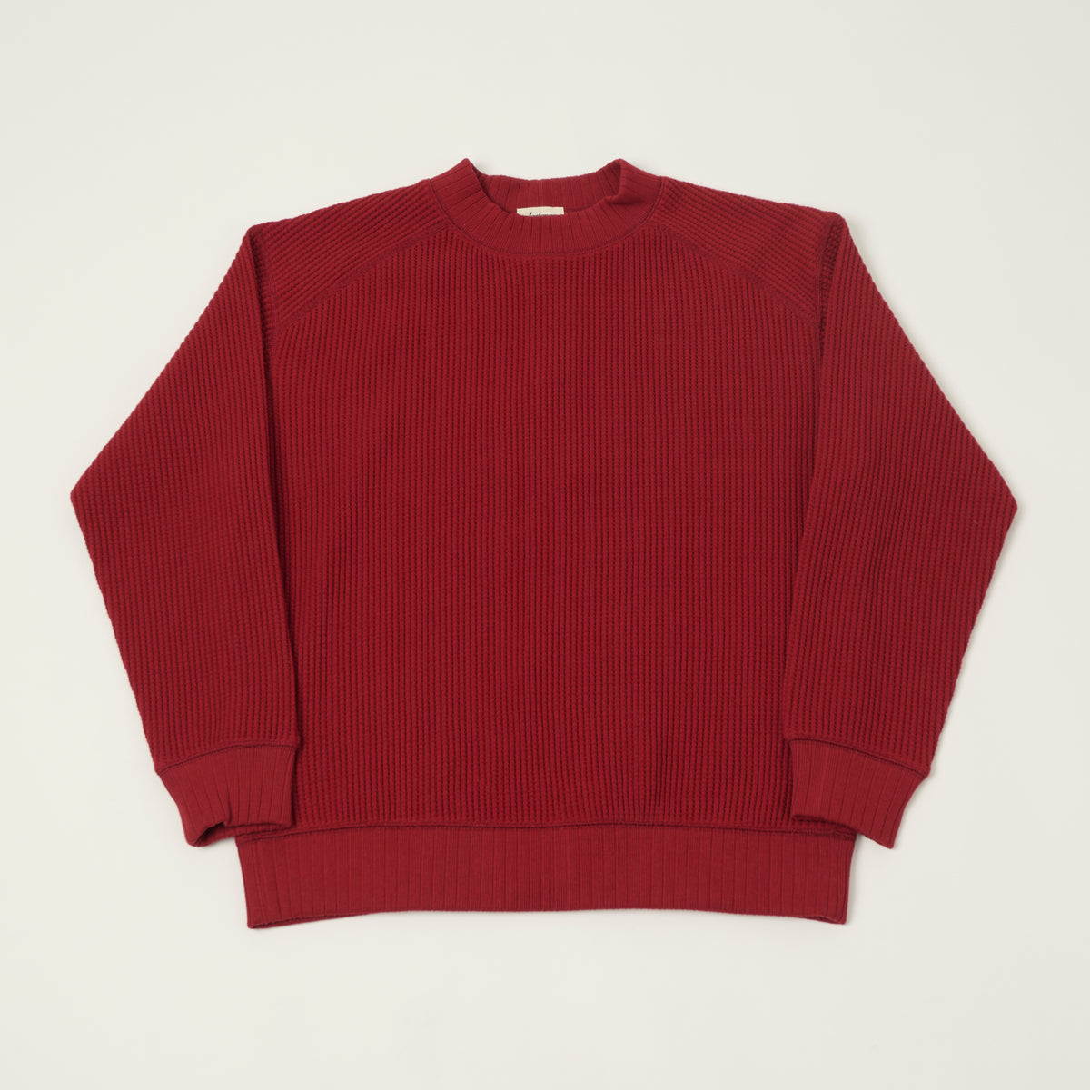 Jackman Midneck Waffle Sweatshirt - Ketchup