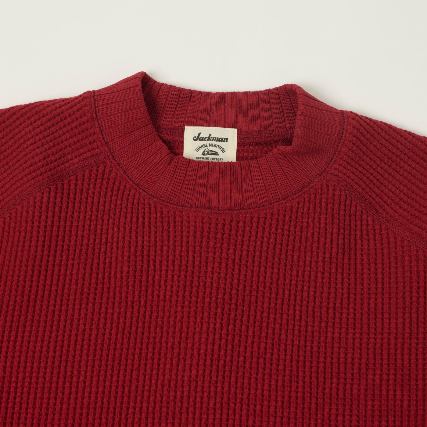 Jackman Midneck Waffle Sweatshirt - Ketchup