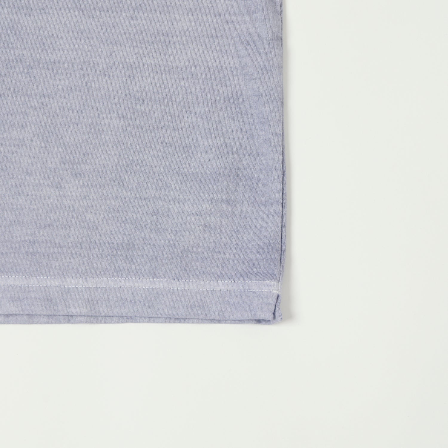 Jackman Pigment Dye Henley T-Shirt - Fade Lilac