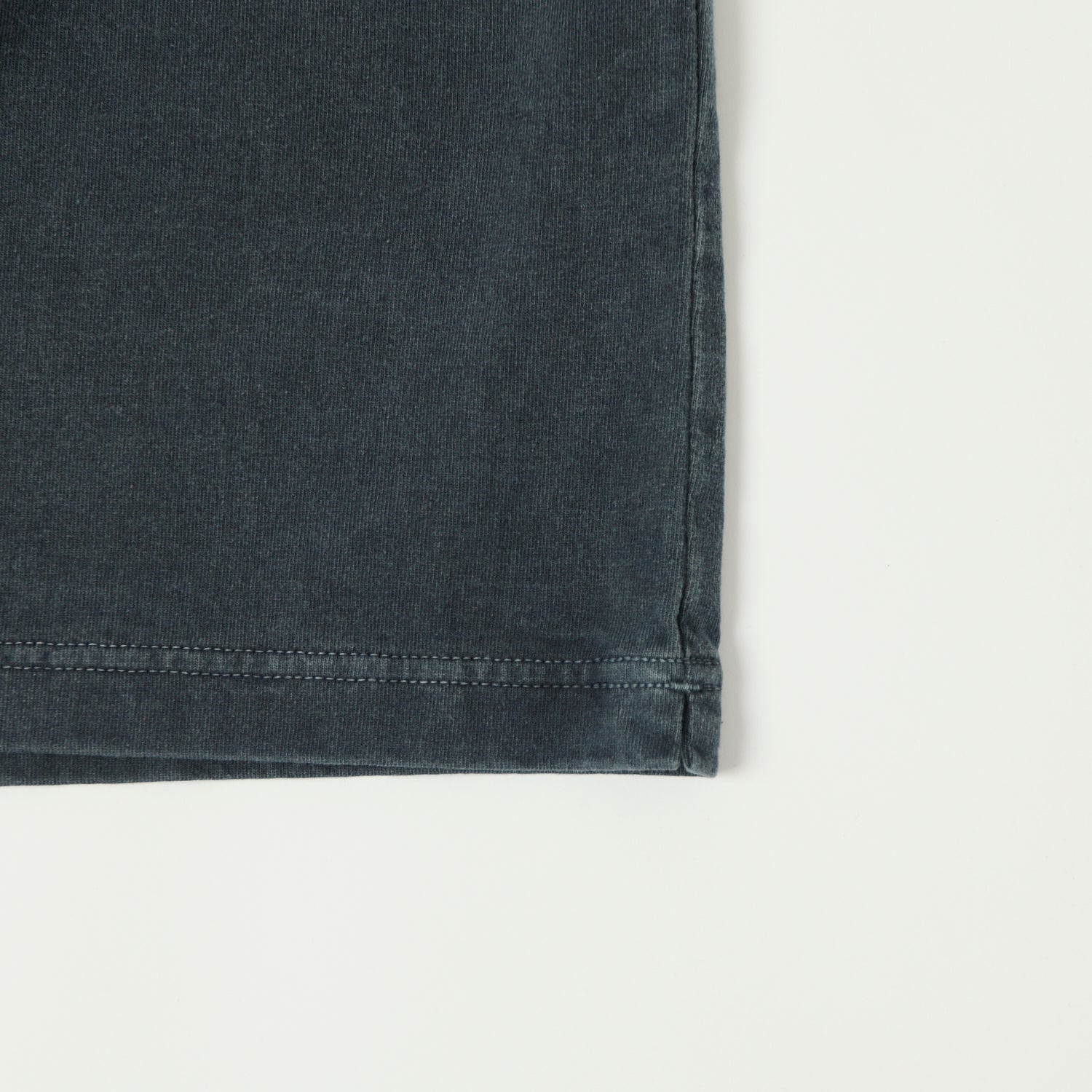 Jackman Pigment Dye Henley T-Shirt - Fade Blue Gray