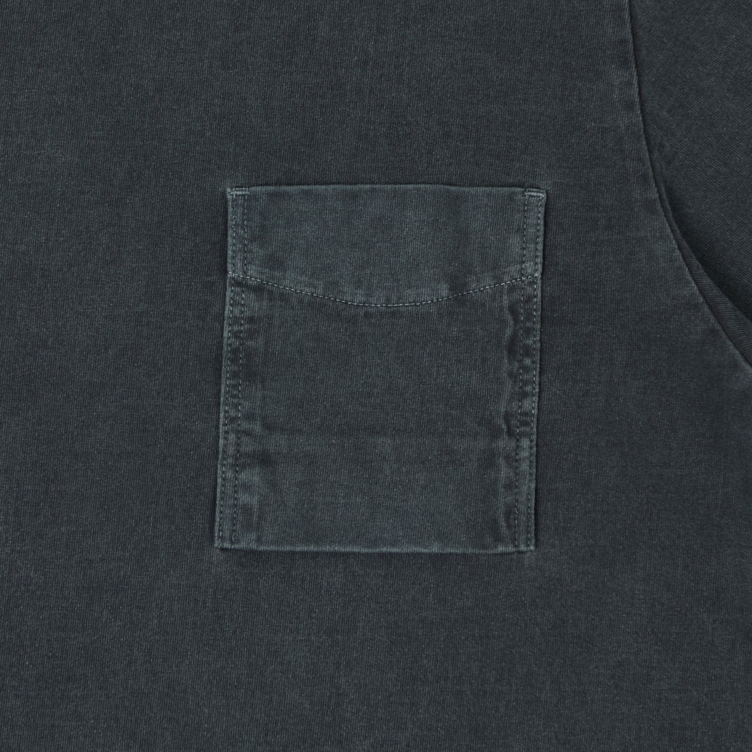 Jackman Pigment Dye Pocket T-Shirt - Fade Blue Grey