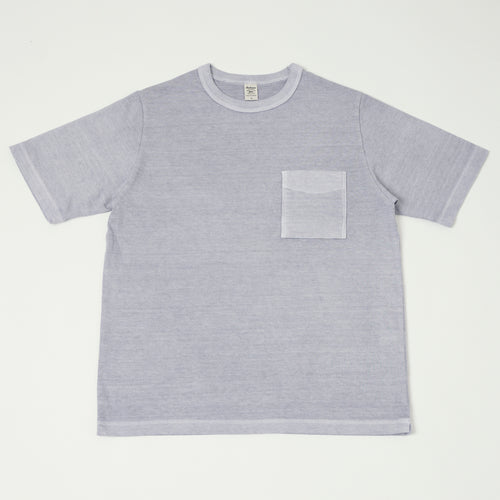 Jackman Pigment Dye Pocket T-Shirt - Fade Lilac