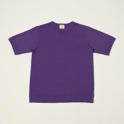 Jackman Dotsume Rib T-Shirt - Purple