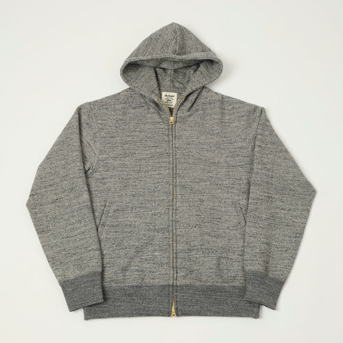 Jackman GG Zip Through Hoodie - Heather Charcoal