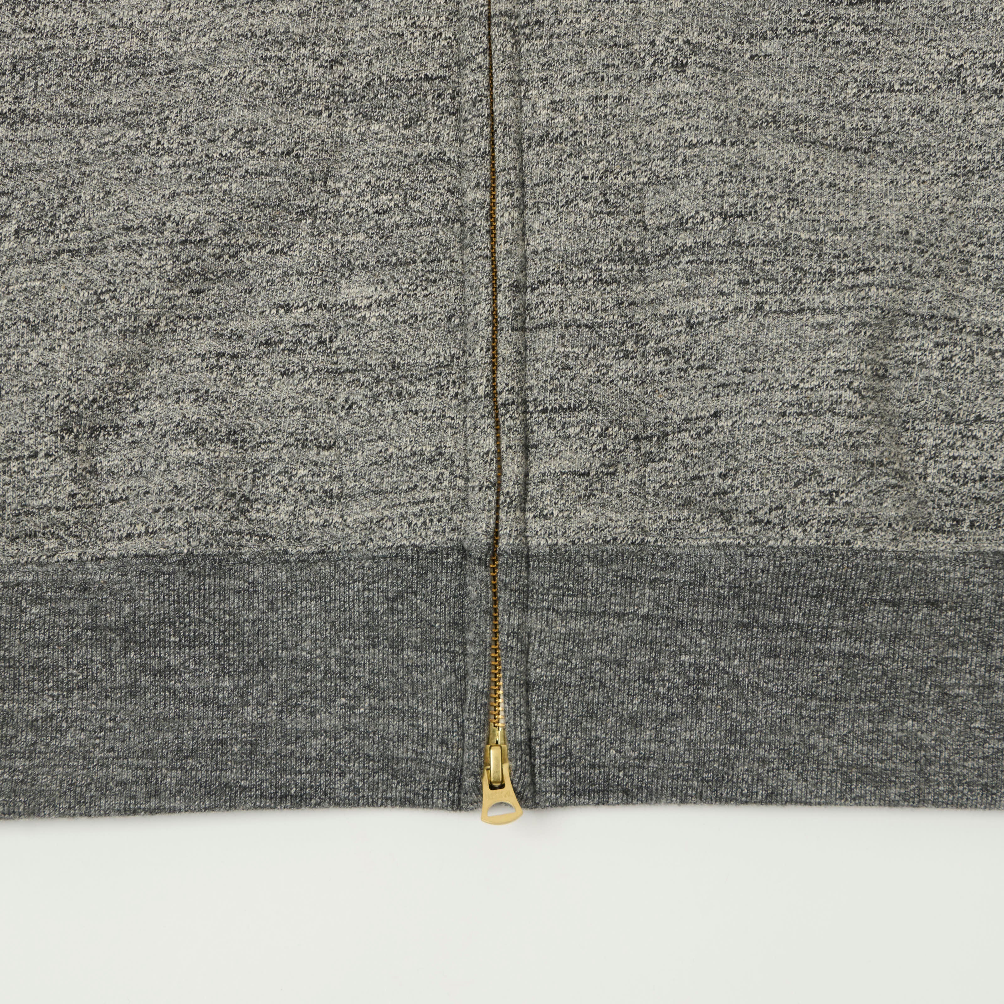 Jackman GG Zip Through Hoodie - Heather Charcoal