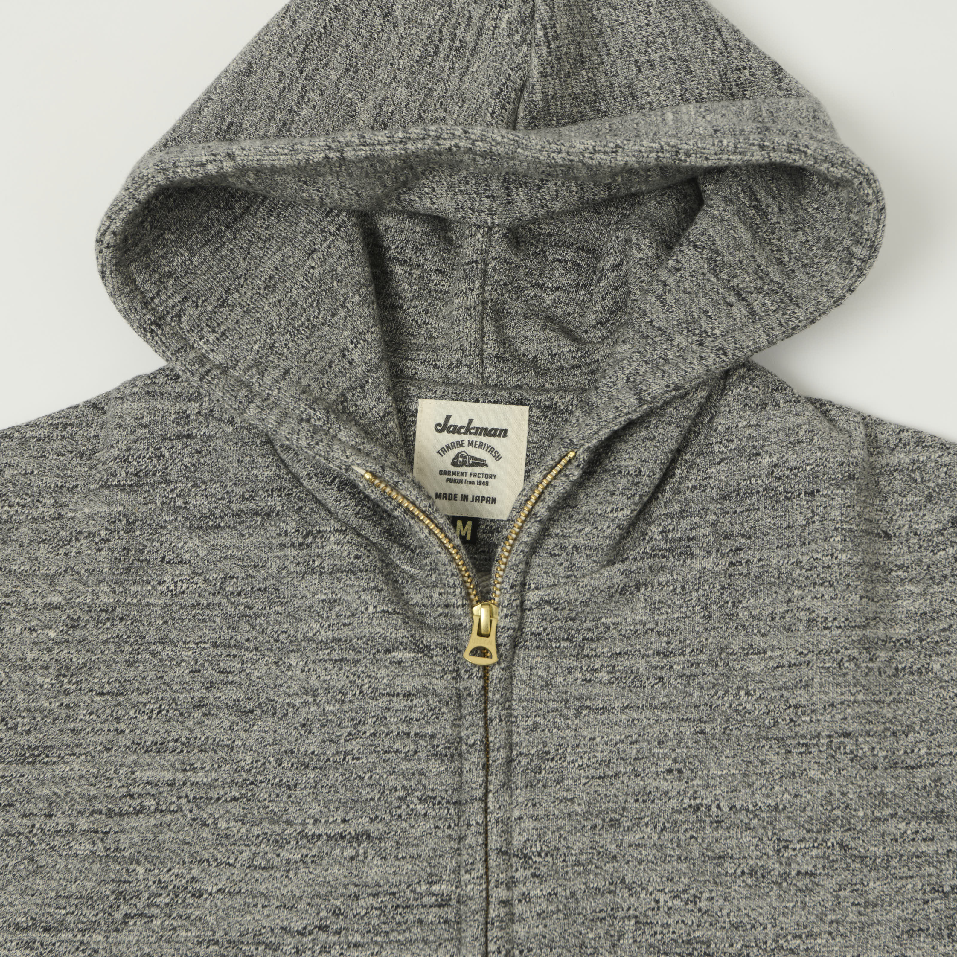 Jackman GG Zip Through Hoodie - Heather Charcoal – SON OF A STAG