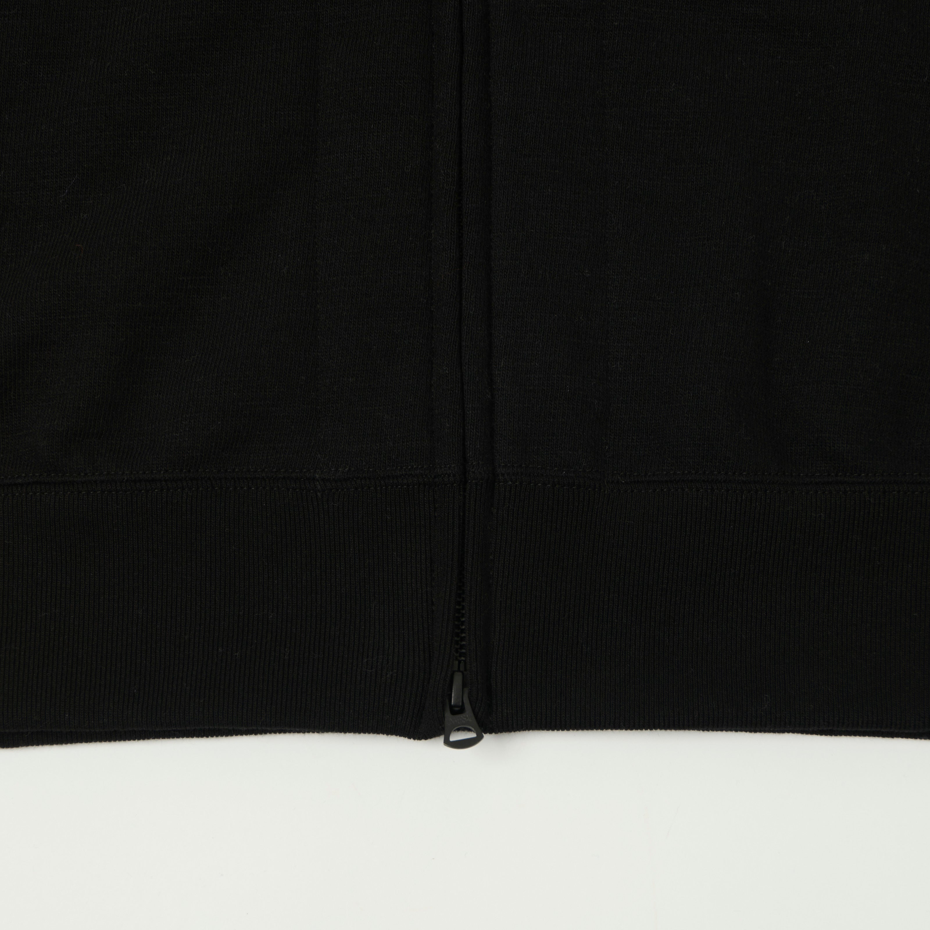 Jackman GG Zip Through Hoodie - Black