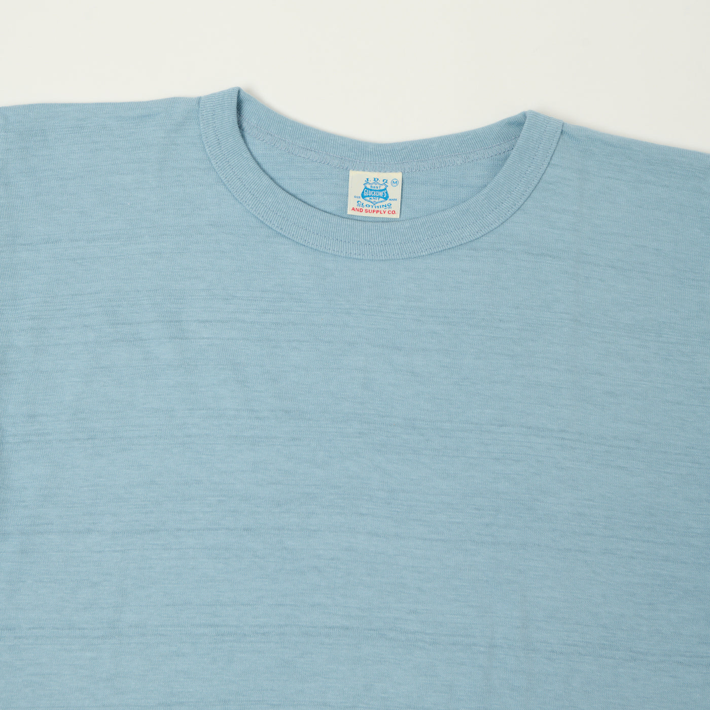 John Gluckow Lot. JG-CS06 Plain T-Shirt - Sax Blue