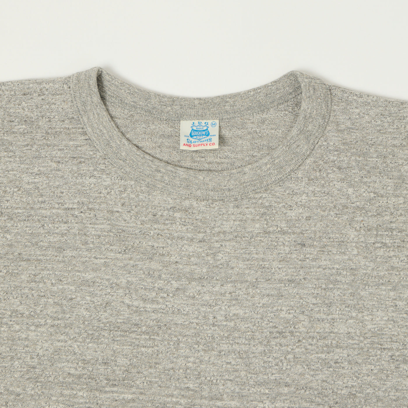 John Gluckow Lot. JG-CS06 Plain T-Shirt - Heather Grey