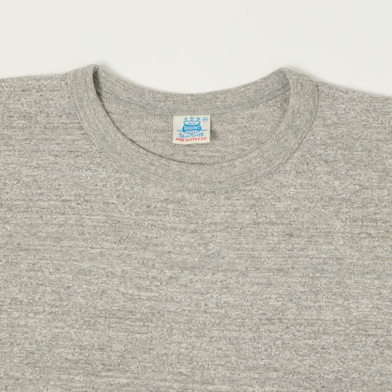 John Gluckow Lot. JG-CS06 Plain T-Shirt - Heather Grey