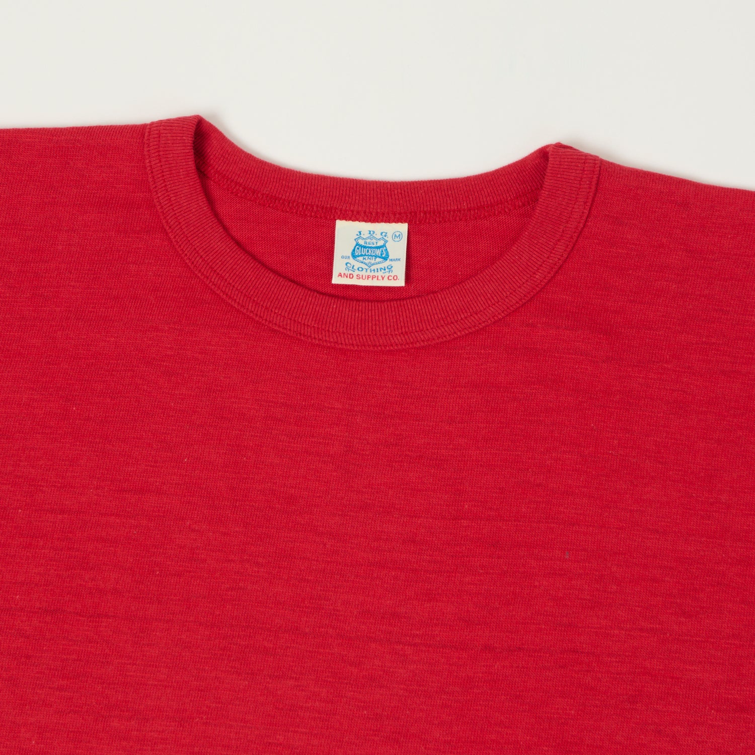 John Gluckow Lot. JG-CS06 Plain T-Shirt - Red