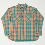 John Gluckow 'The Modern' Flannel Shirt - Salmon