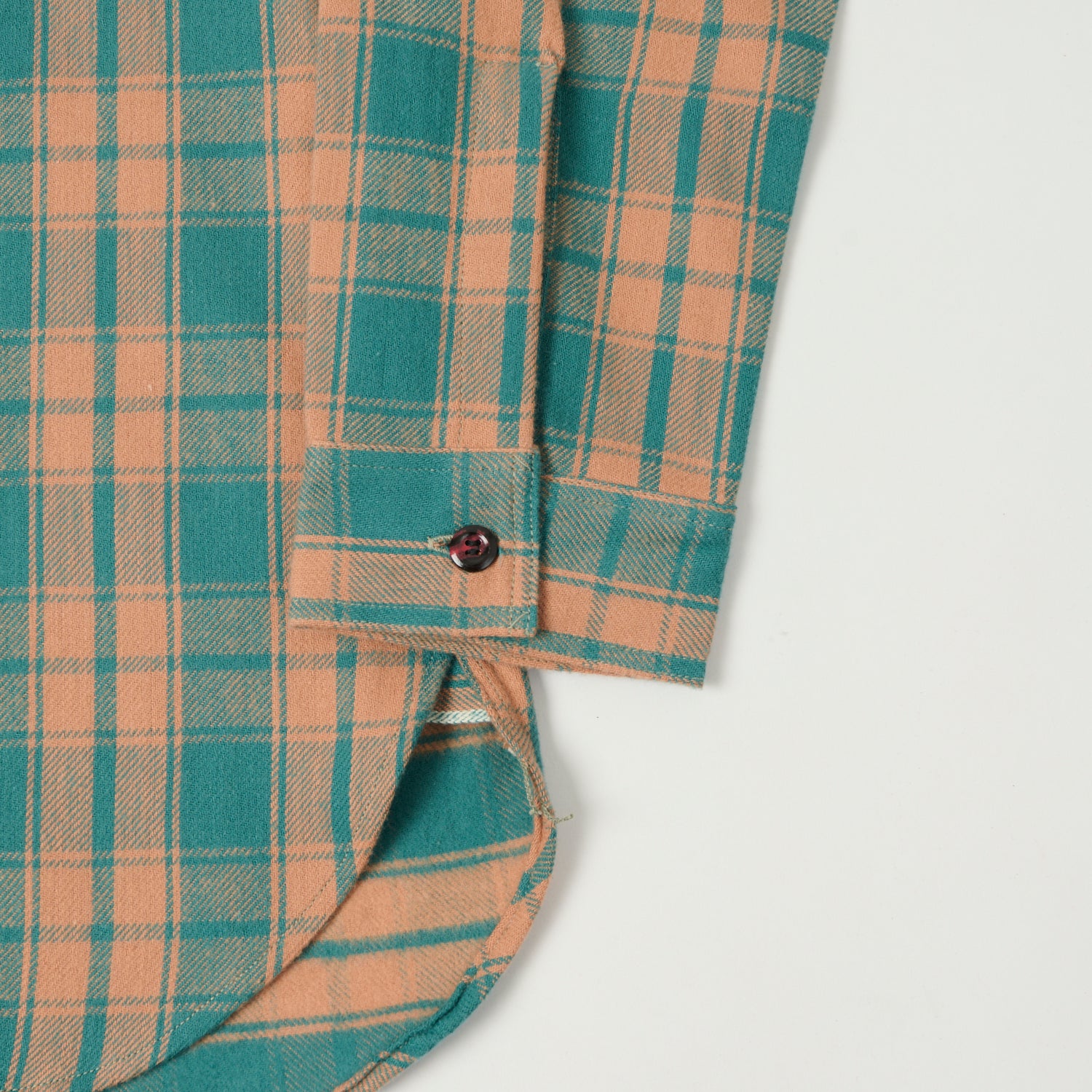 John Gluckow Lot. JG-06 'The Modern' Flannel Shirt - Salmon