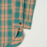 John Gluckow 'The Modern' Flannel Shirt - Salmon