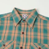 John Gluckow 'The Modern' Flannel Shirt - Salmon