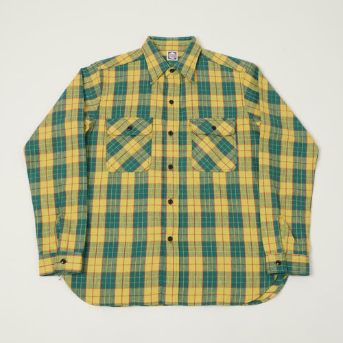 John Gluckow Lot. JG-06 'The Ancient' Flannel Shirt - Yellow