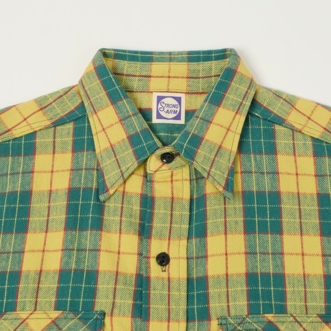 John Gluckow Lot. JG-06 'The Ancient' Flannel Shirt - Yellow