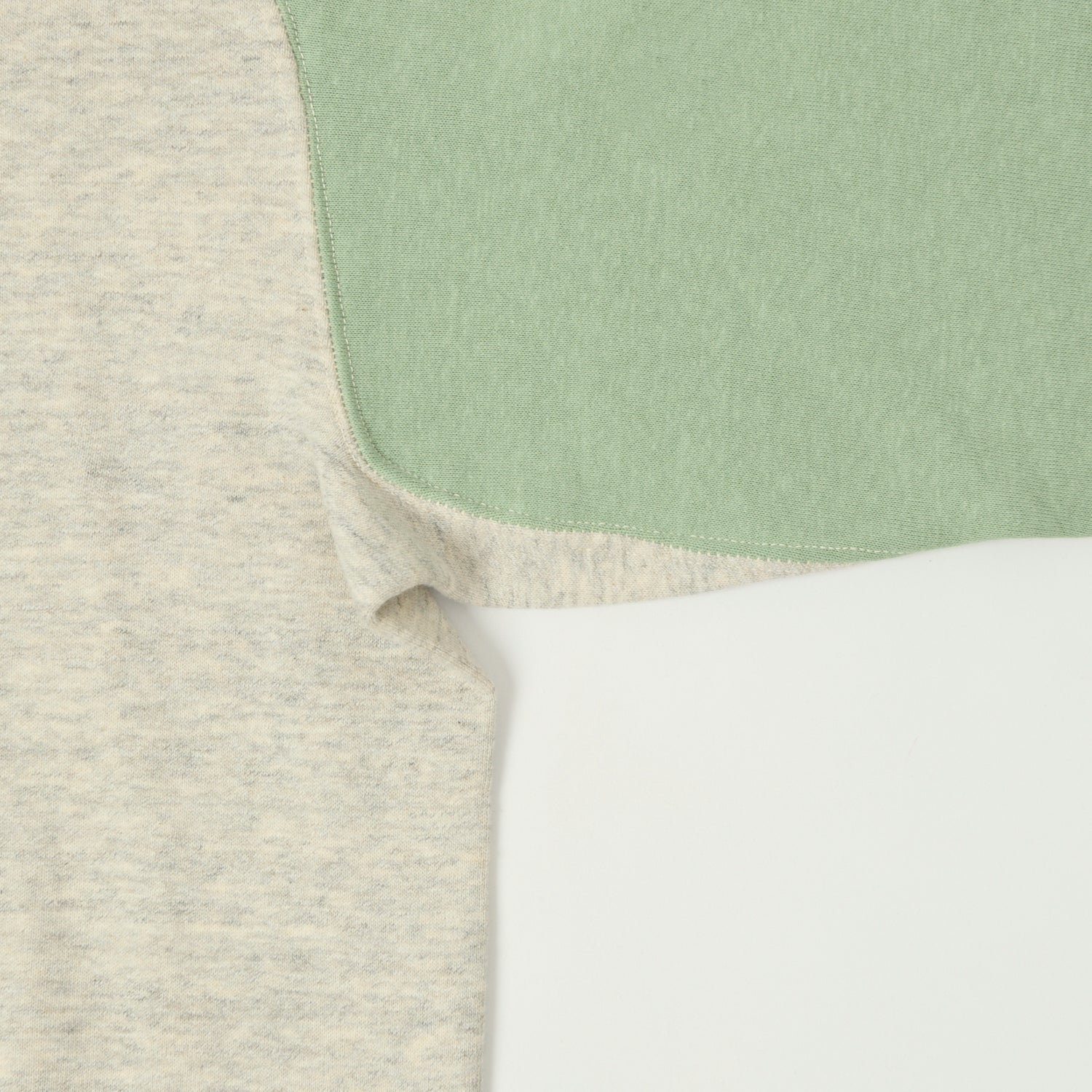 John Gluckow Lot. JG-CS20 Freedom Sleeve Sweatshirt - Oatmeal/Light Green