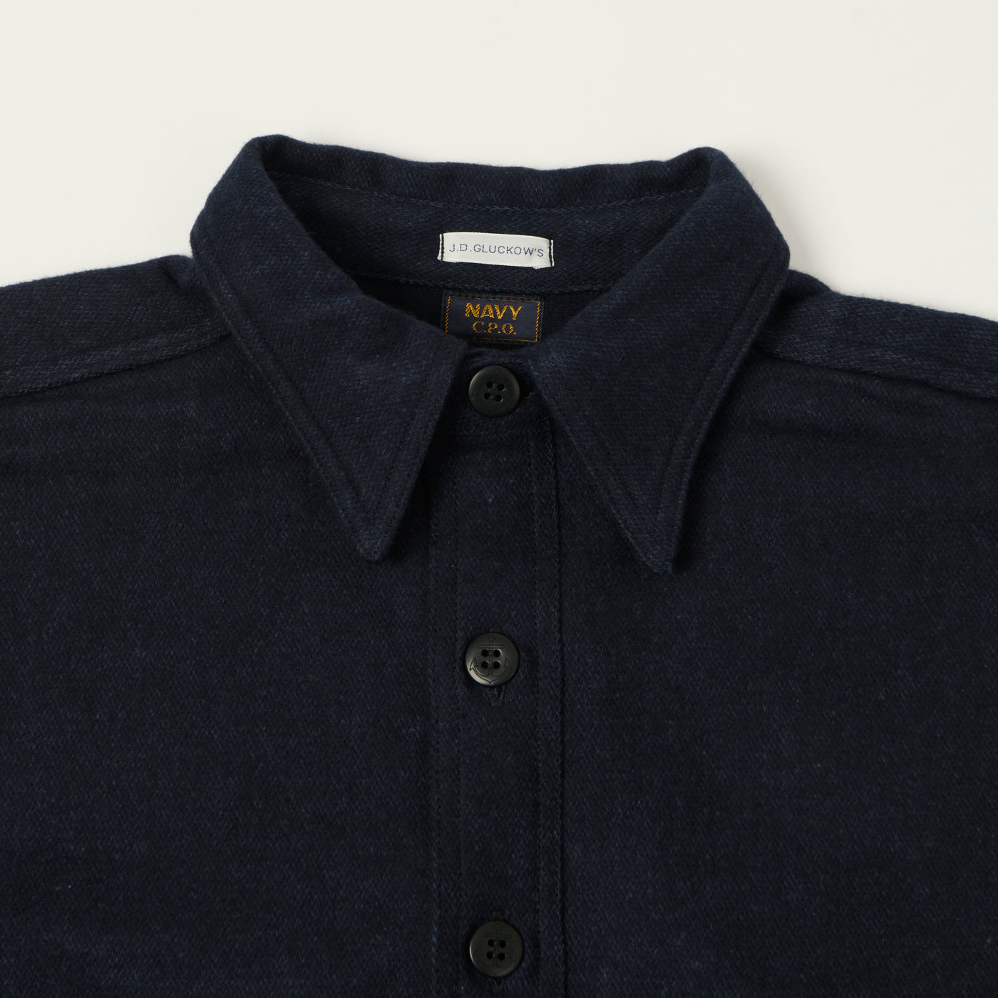 John Gluckow Lot. JG-04 Pullover CPO Shirt - Navy