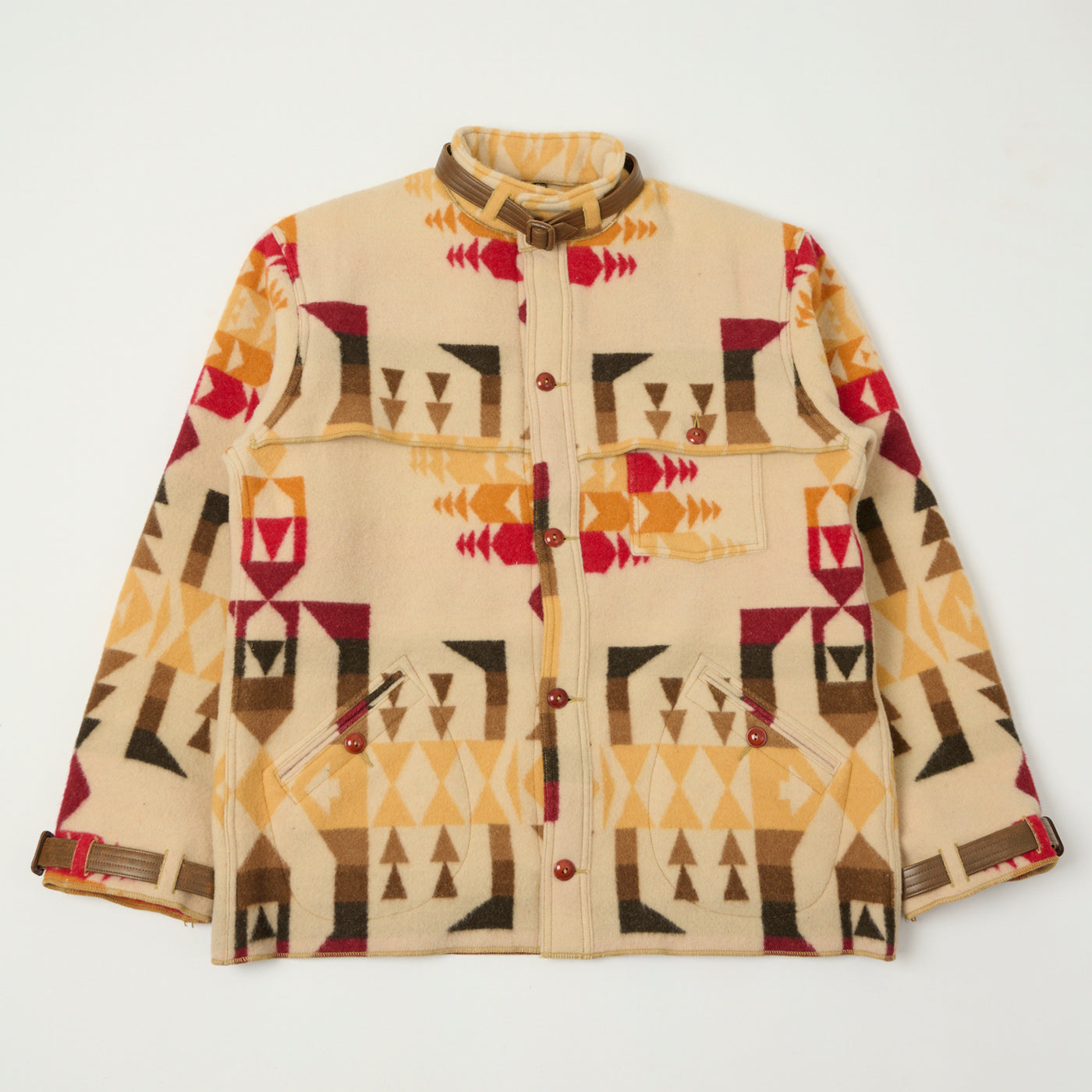 John Gluckow Lot. JG-32 'Stag' Wool Coat - Beige