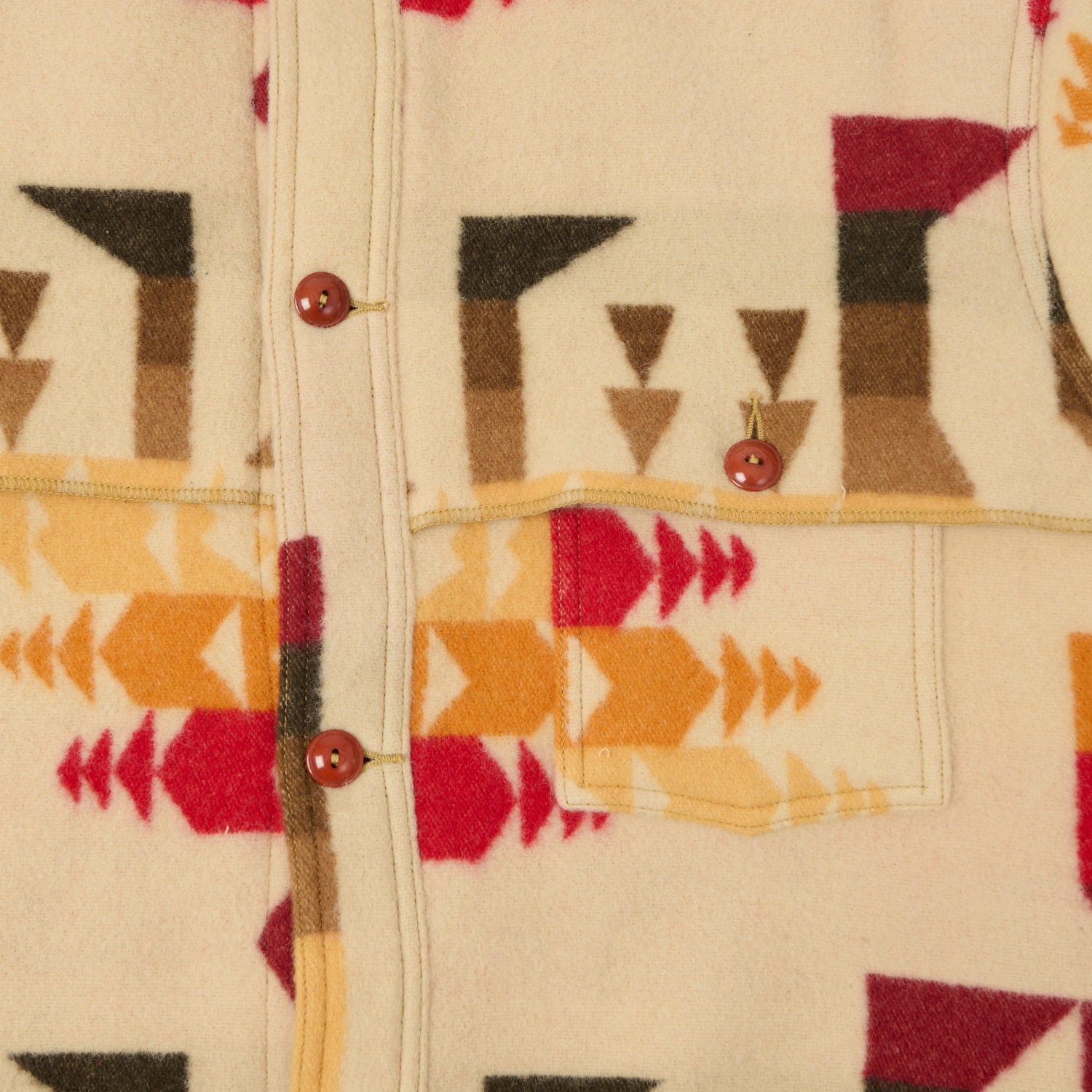 John Gluckow Lot. JG-32 'Stag' Wool Coat - Beige