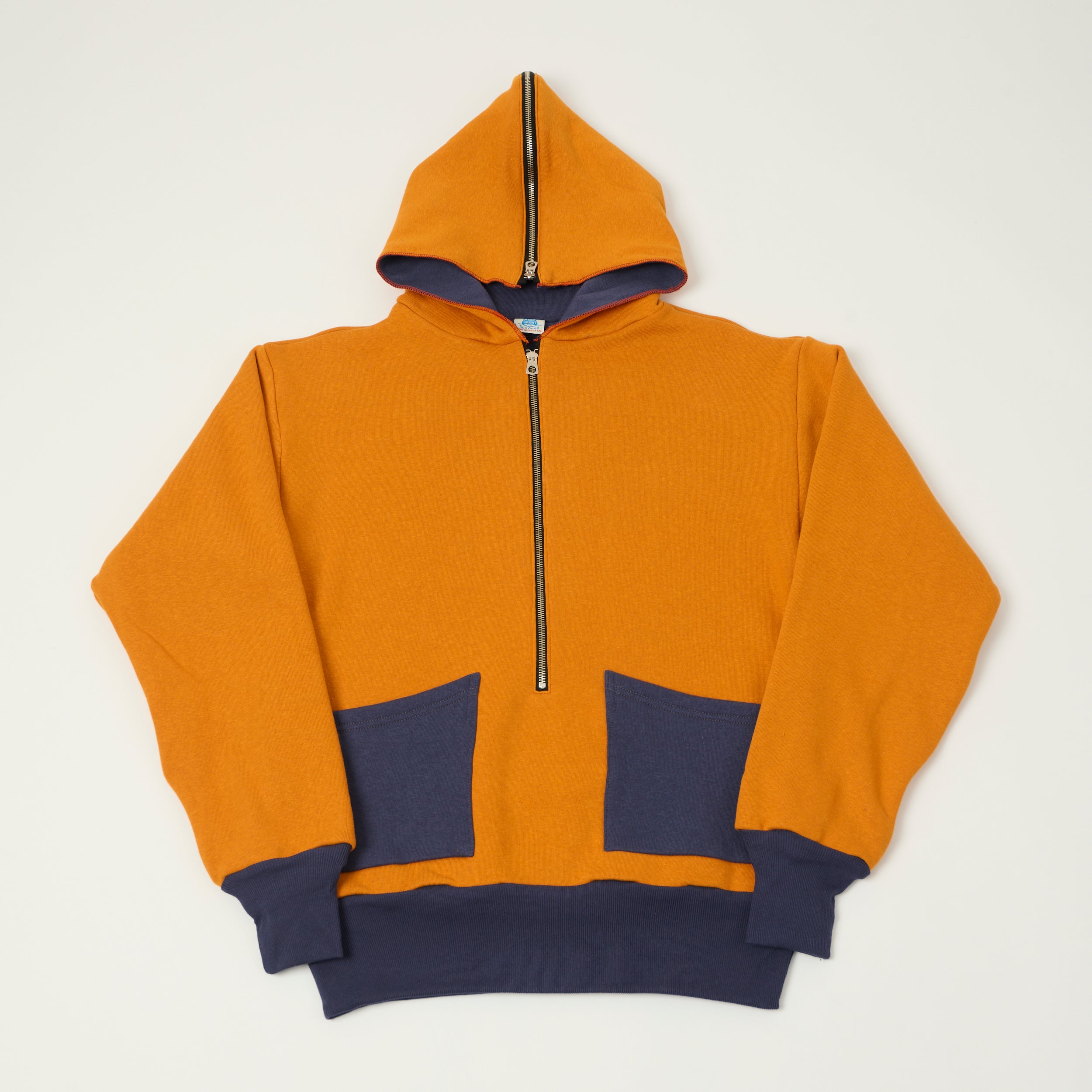 John Gluckow Lot. JG-CS11 'The Olympic Champion' Sweat Parka - Orange/Navy