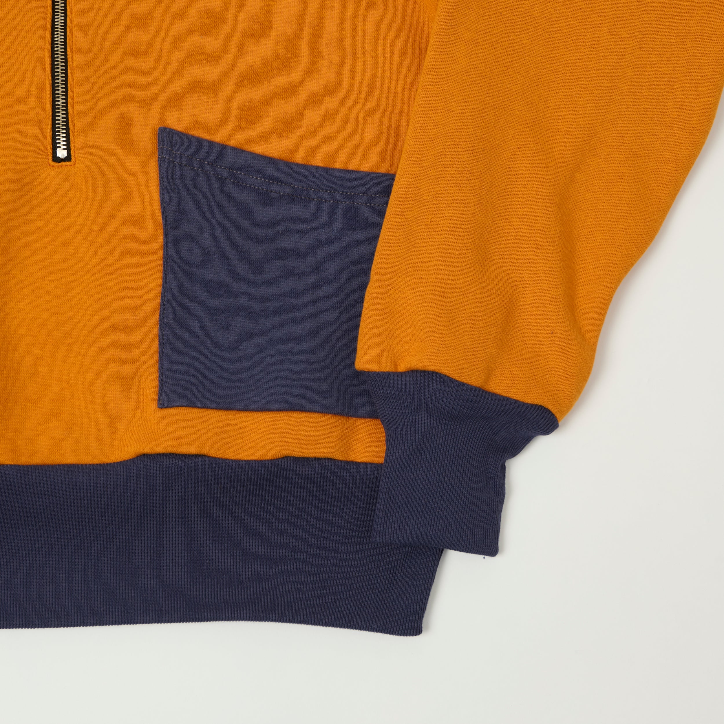 John Gluckow Lot. JG-CS11 'The Olympic Champion' Sweat Parka - Orange/Navy