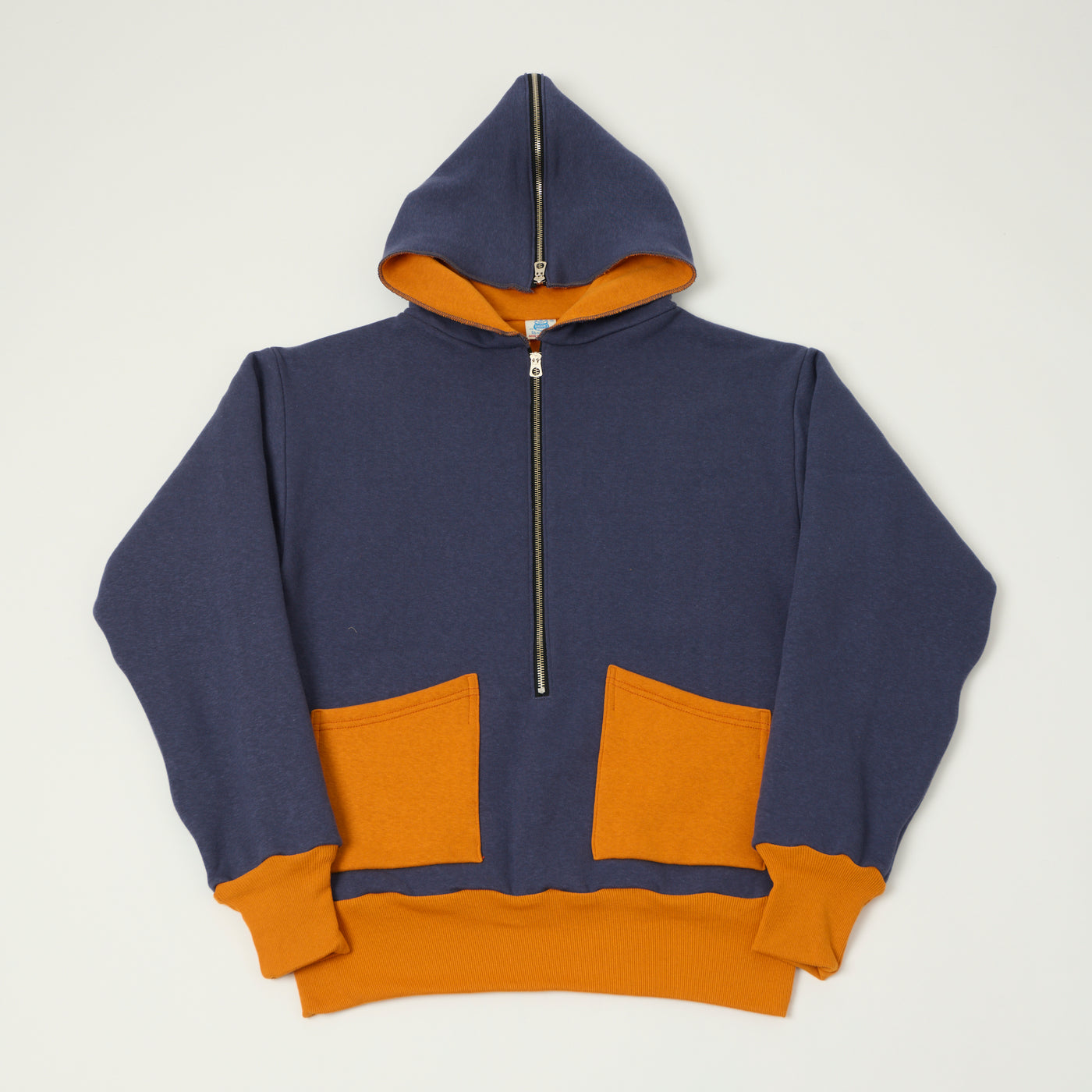 John Gluckow Lot. JG-CS11 'The Olympic Champion' Sweat Parka - Navy/Orange