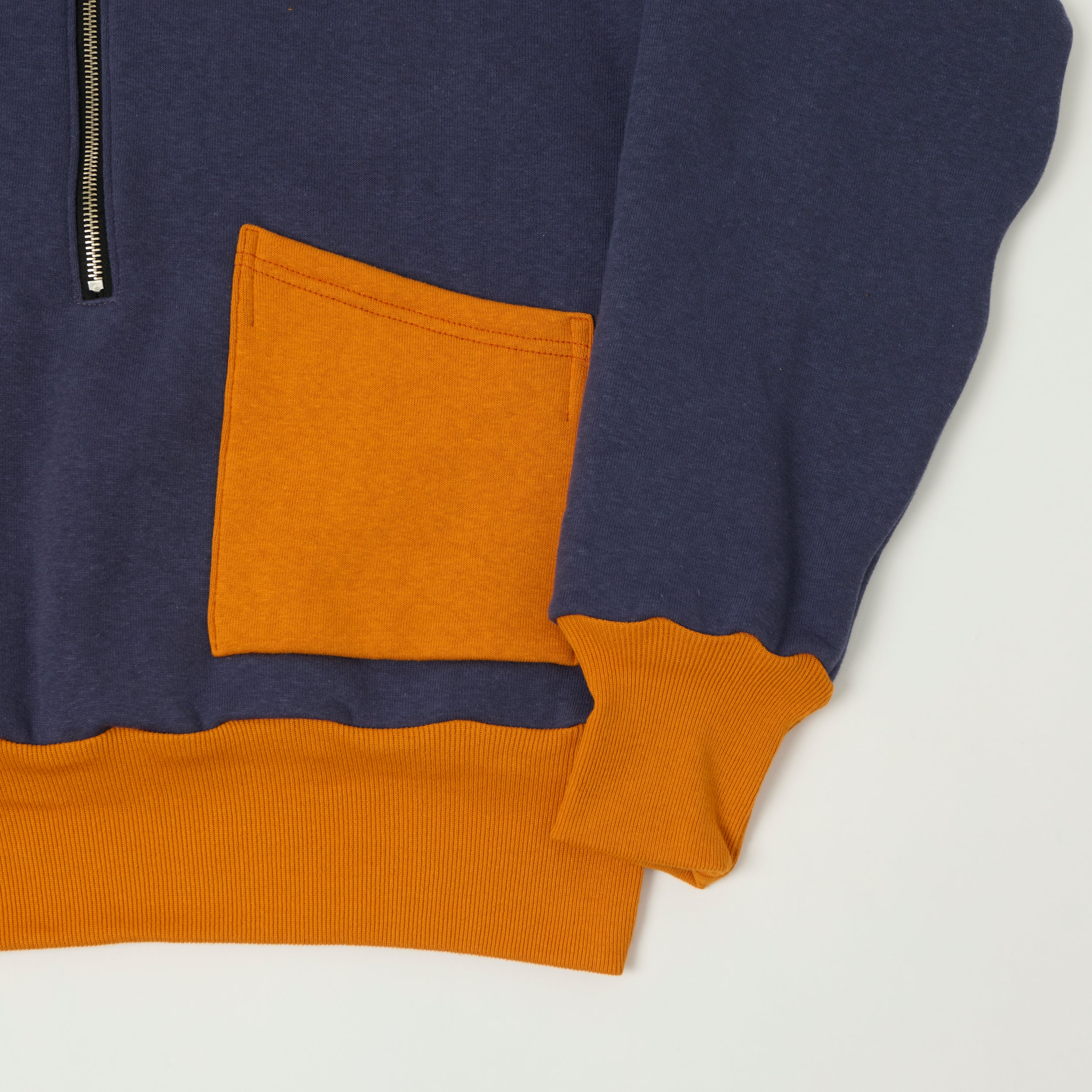 John Gluckow Lot. JG-CS11 'The Olympic Champion' Sweat Parka - Navy/Orange