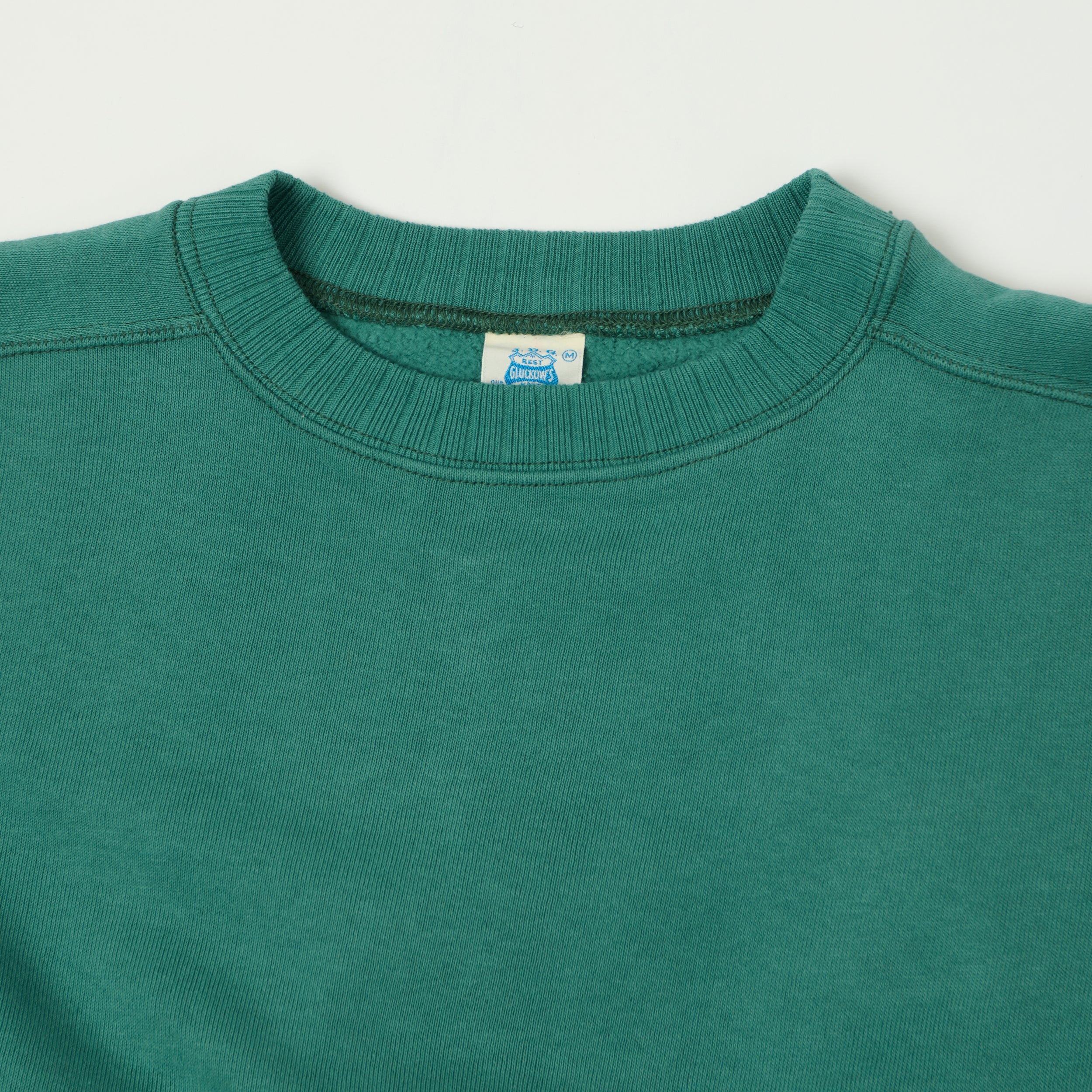 John Gluckow Lot. JG-CS24 'Albert' Sweatshirt - Blue Green