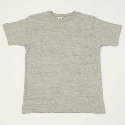 John Gluckow Lot. JG-CS07 'Keeper' Pocket T-Shirt - Heather Grey