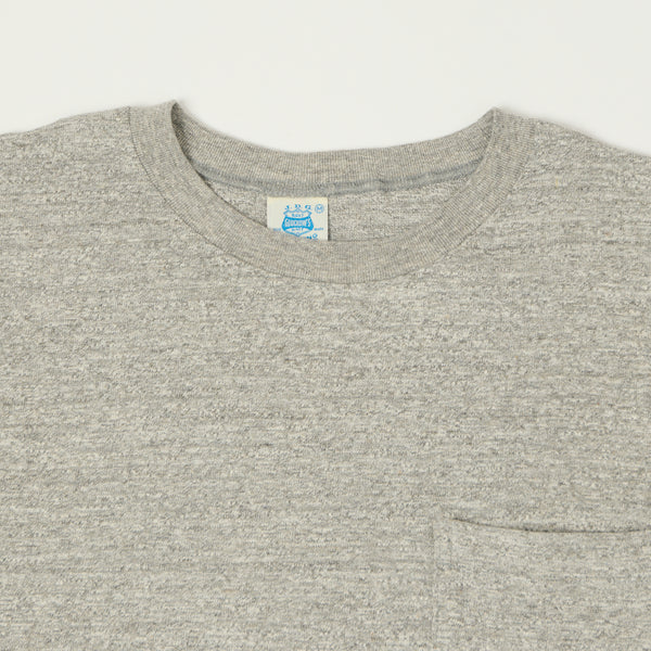 John Gluckow Lot. JG-CS07 'Keeper' Pocket Tee - Heather Grey