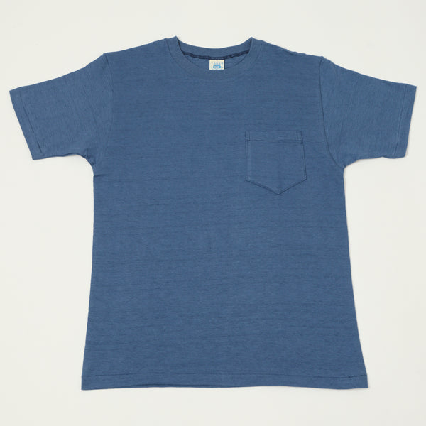 John Gluckow Lot. JG-CS07 'Keeper' Pocket Tee - Blue