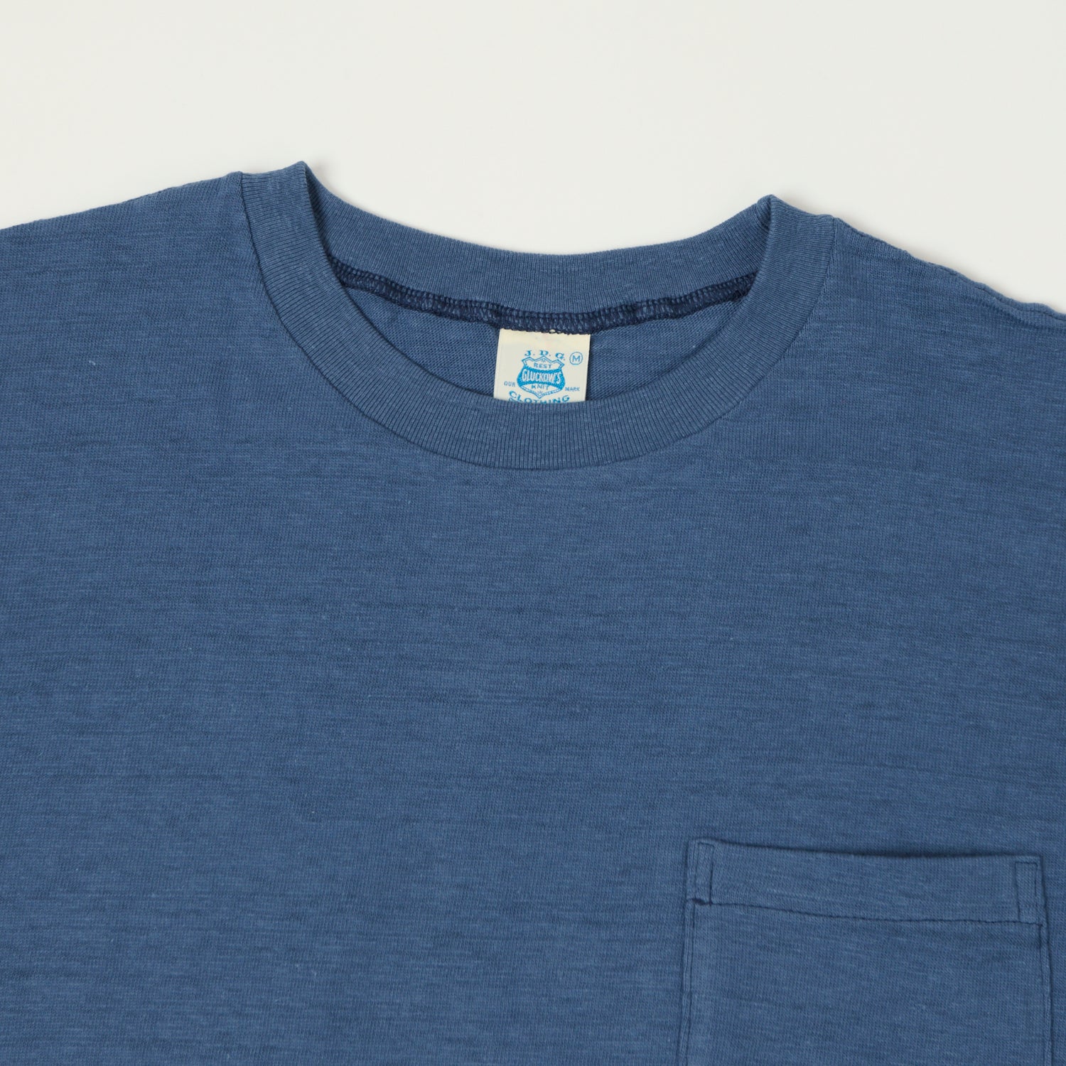 John Gluckow Lot. JG-CS07 'Keeper' Pocket T-Shirt - Blue