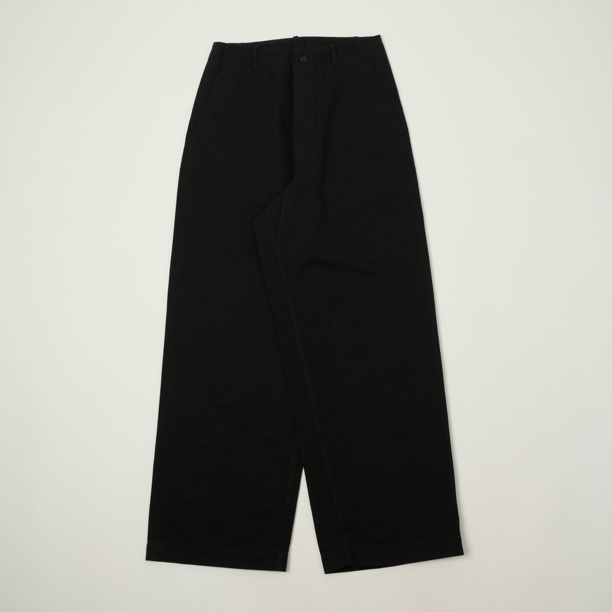 Kaptain Sunshine Cotton Drill Wide Pants - Black – SON OF A STAG