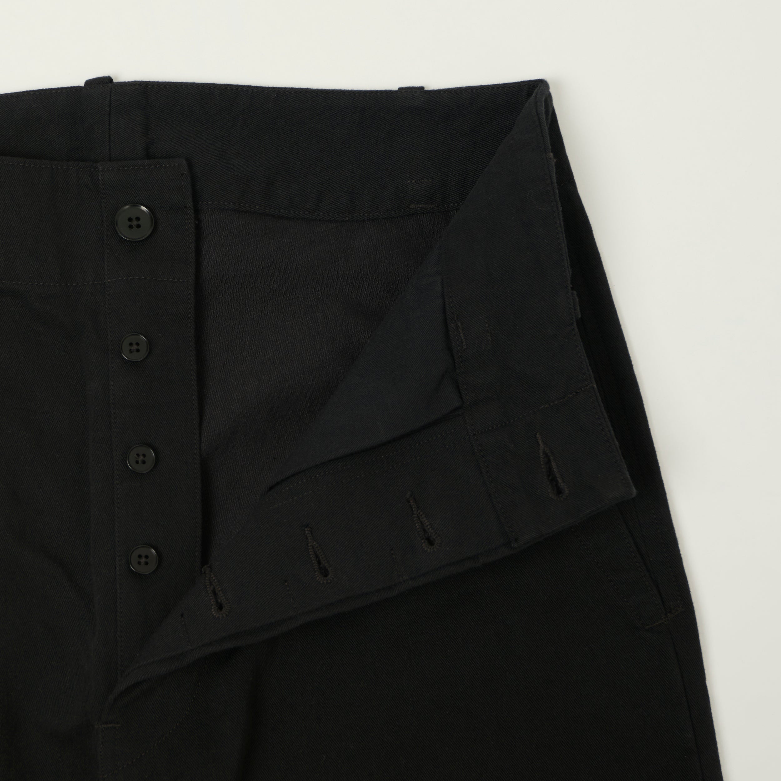 Kaptain Sunshine Cotton Drill Wide Pants - Black – SON OF A STAG