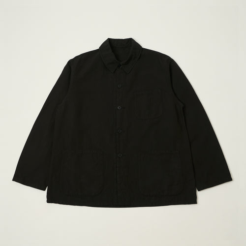 Kaptain Sunshine 'Gaba' Lightweight Chore Jacket - Black