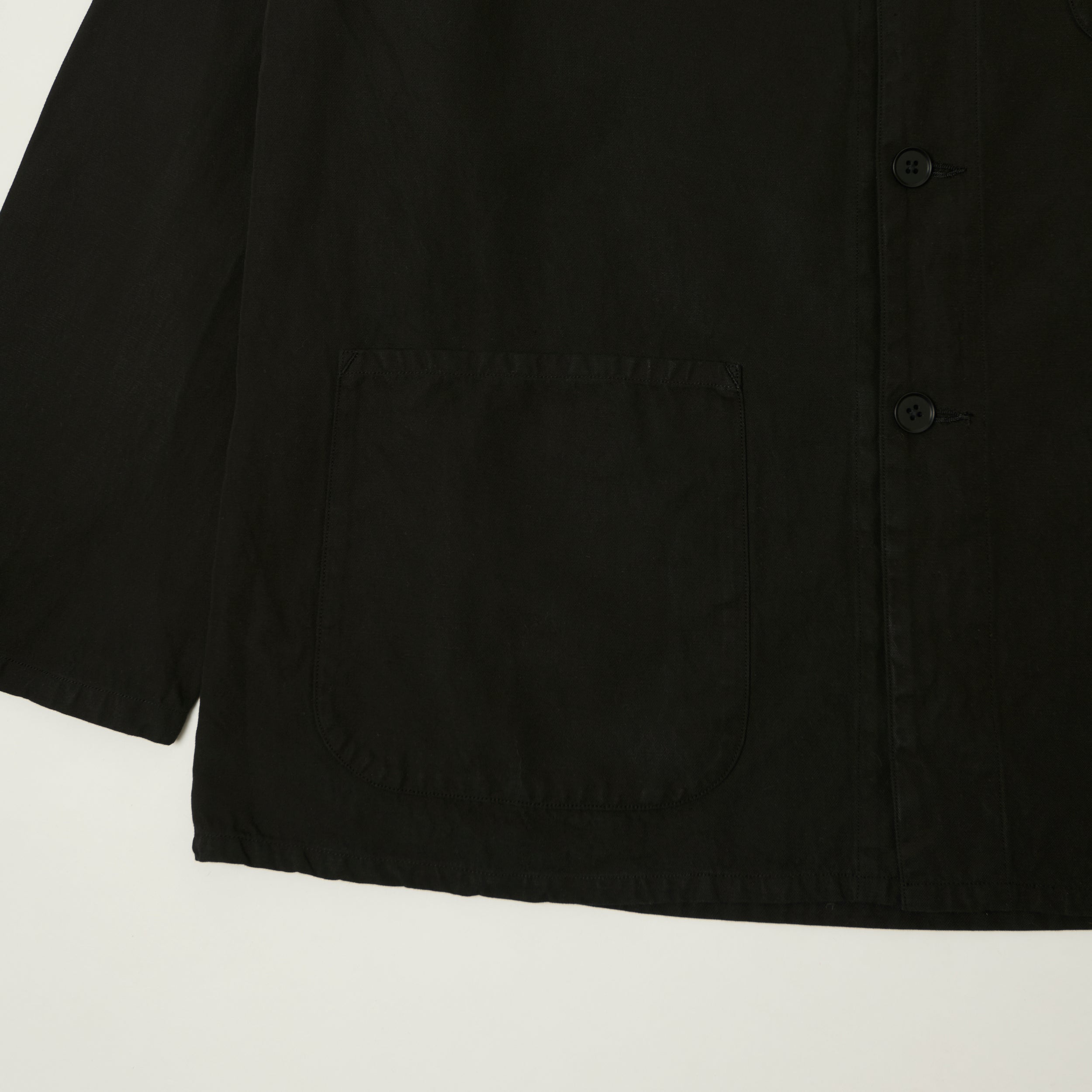 Kaptain Sunshine 'Gaba' Lightweight Chore Jacket - Black