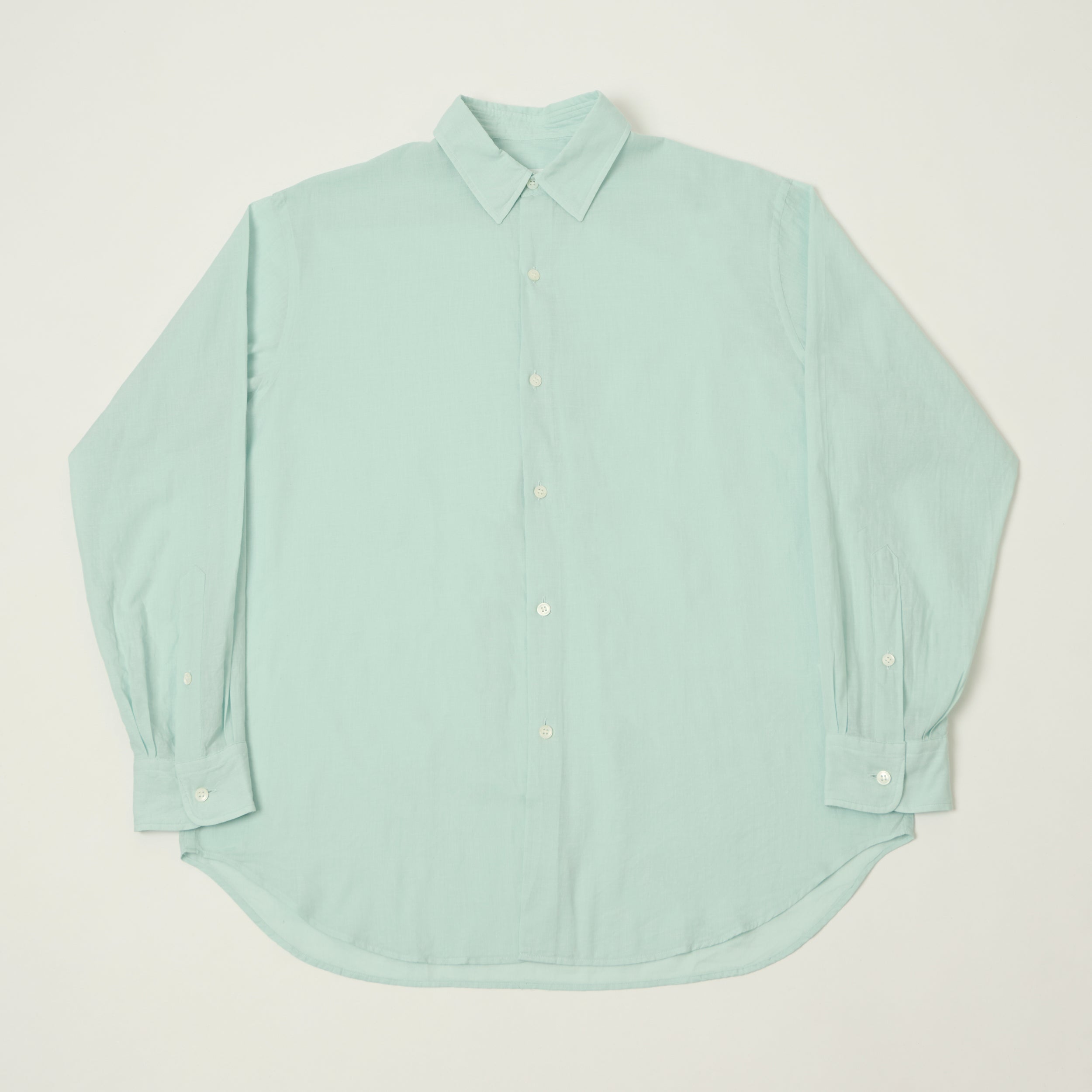 Kaptain Sunshine Classic Button Up Shirt - Mint