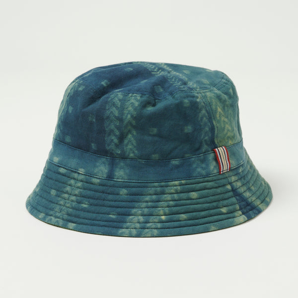 Kardo Quilted Bucket Hat - Shibori Green