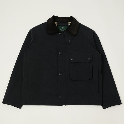 Knickerbocker 'Bay' Waxed Cotton/Nylon Jacket - Navy