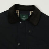 Knickerbocker 'Bay' Waxed Cotton/Nylon Jacket - Navy