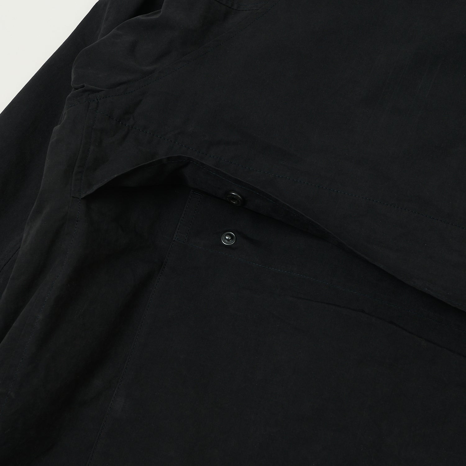 Knickerbocker 'Bay' Waxed Cotton/Nylon Jacket - Navy