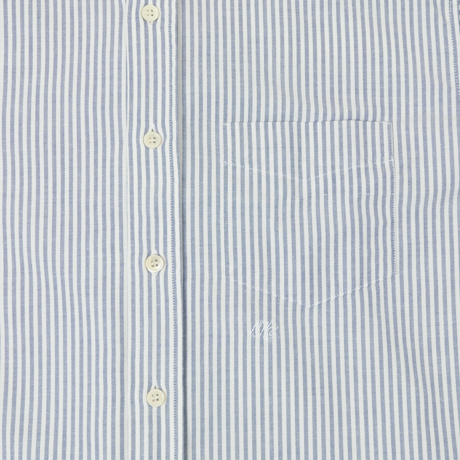 Knickerbocker 'Beefy' Oxford Button Down Shirt - Navy Stripe