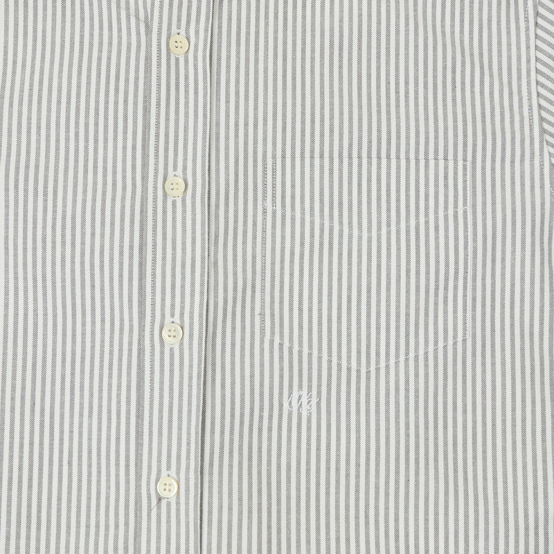 Knickerbocker 'Beefy' Oxford Button Down Shirt - Brown Stripe