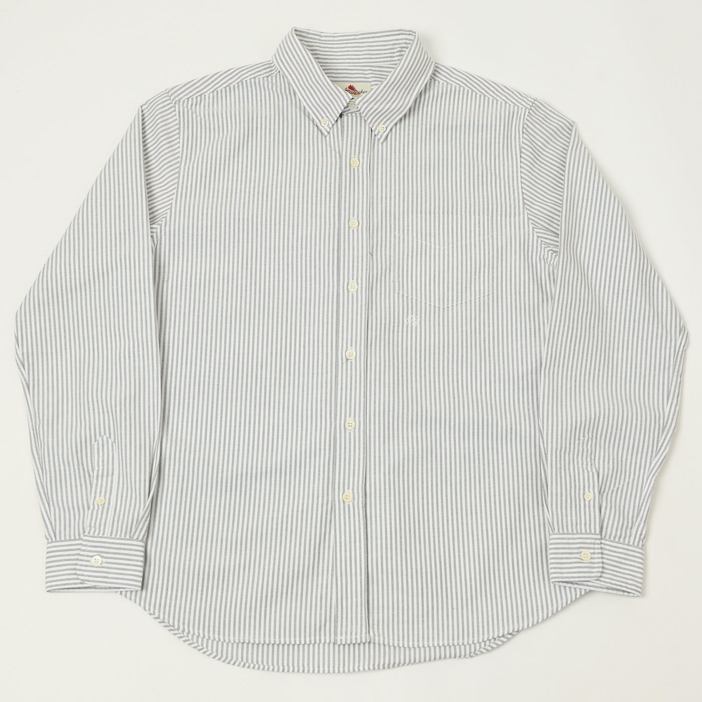 Knickerbocker 'Beefy' Oxford Button Down Shirt - Brown Stripe