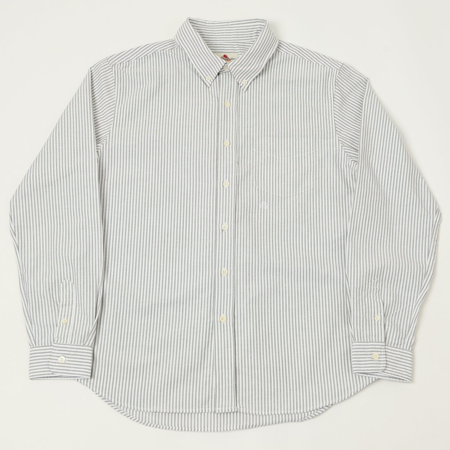 Knickerbocker 'Beefy' Oxford Button Down Shirt - Brown Stripe