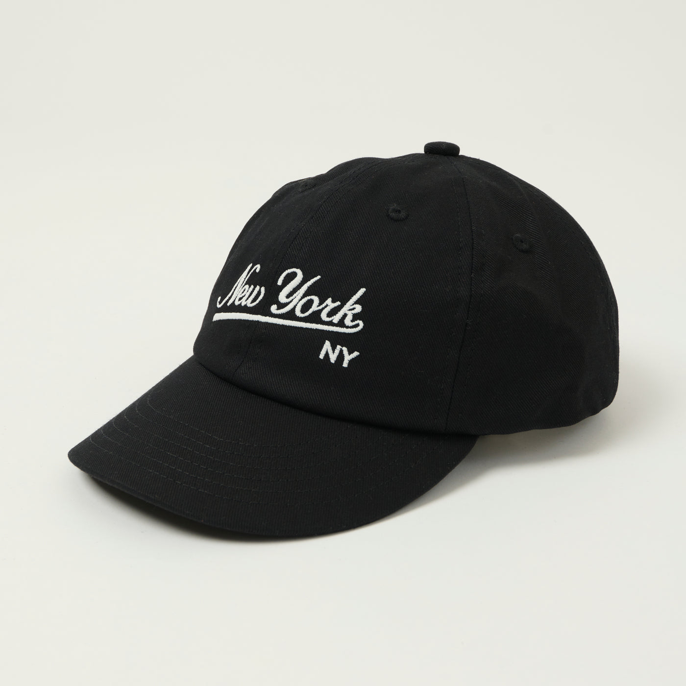 Knickerbocker 'Big League' Twill Cotton Cap - Black