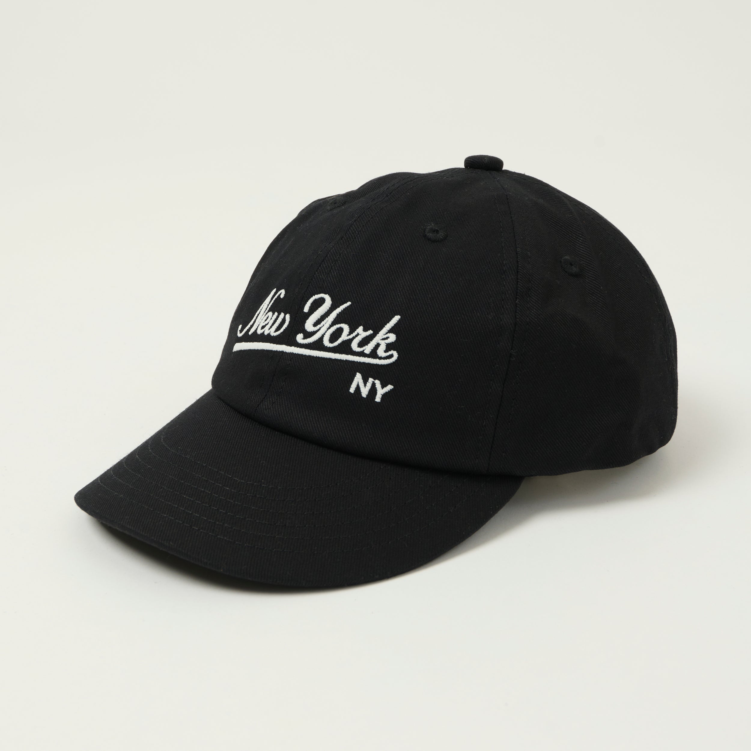 Knickerbocker 'Big League' Twill Cotton Cap - Black