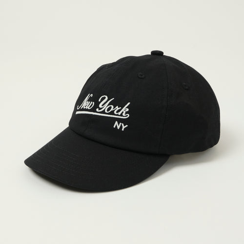 Knickerbocker 'Big League' Twill Cotton Cap - Black